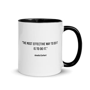 Amelia Earhart Courageous Inspirational Mug