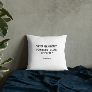 Kamala Harris Trailblazer Inspirational Throw Pillow