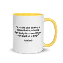 Load image into Gallery viewer, Aretha Franklin Queen of Soul Inspirational Mug