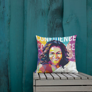 Michelle Obama Inspirational Throw Pillow