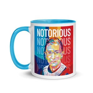 Notorious RBG Mug with Color Inside