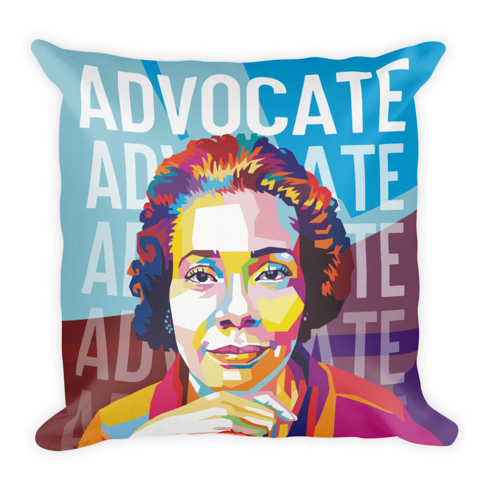 Coretta Scott King Advocate Throw Pillow