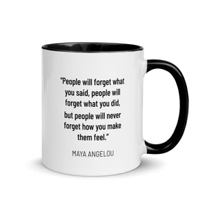 Maya Angelou Inspirational Quote Mug